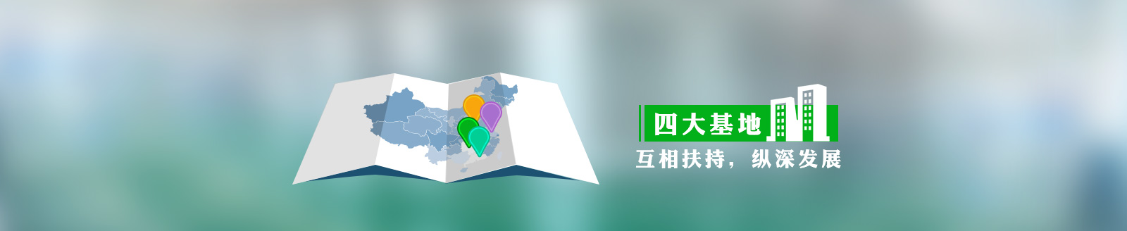 四大基地，互相扶持，縱深發(fā)展